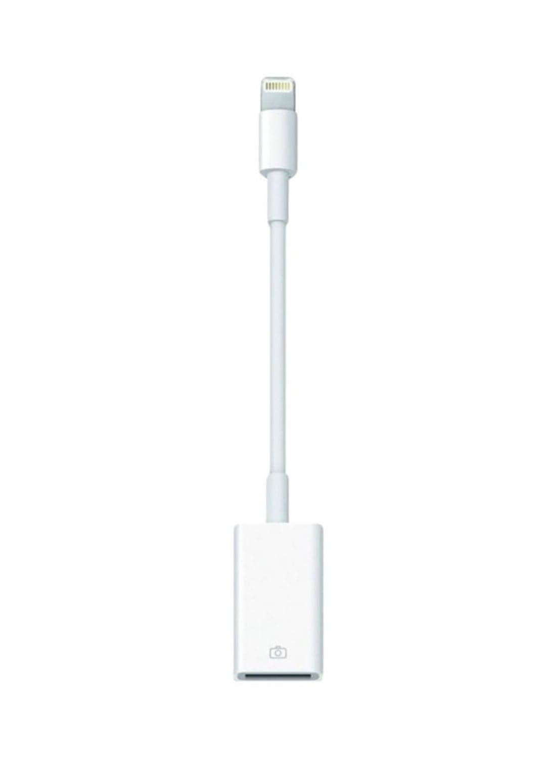 Lightning To USB Camera Adapter White