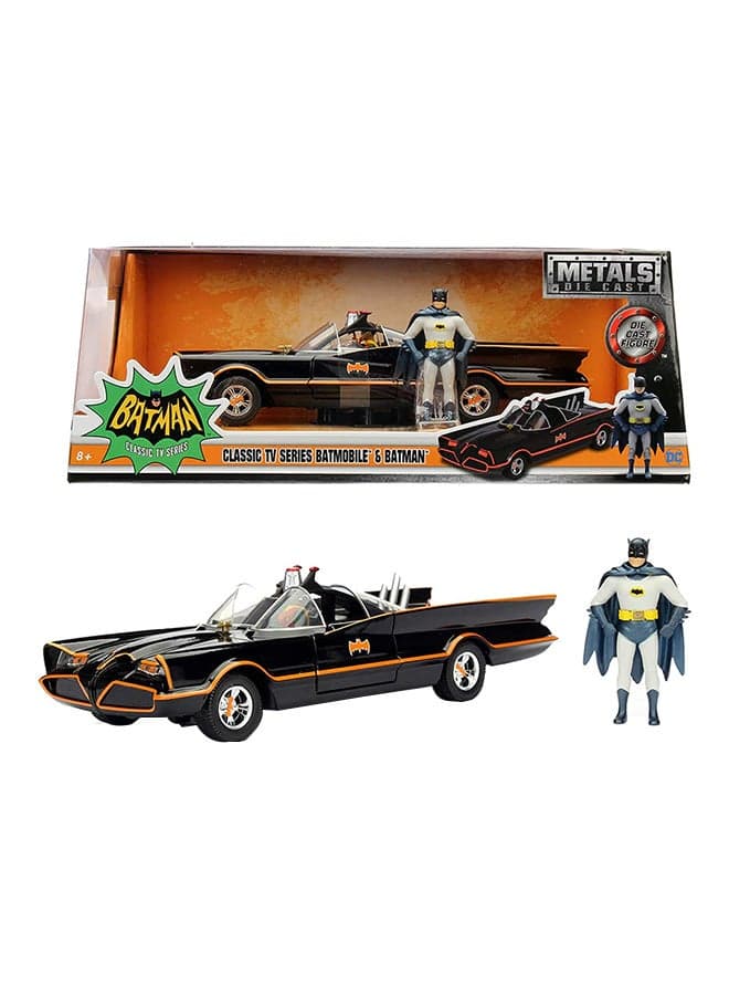 1:24 Scale Jada Batman 1966 Classic Batmobile 11.43cm