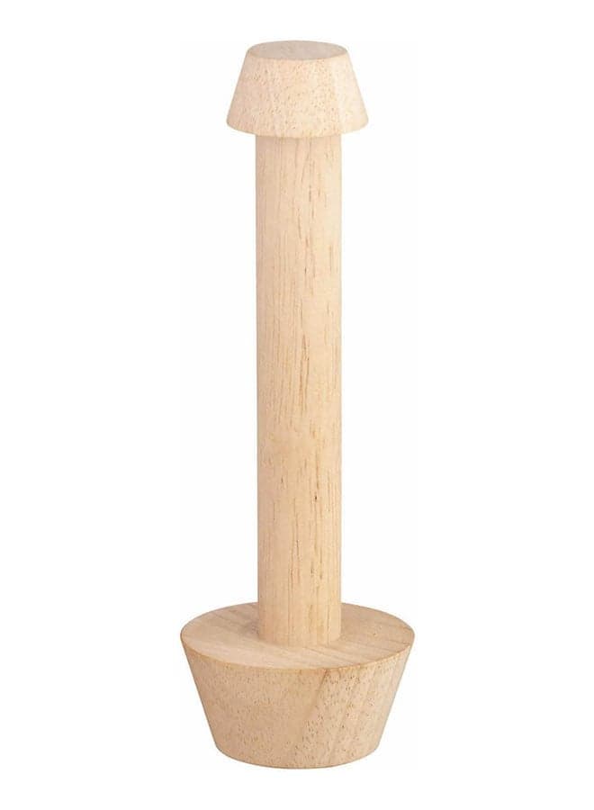 2-Sided Wooden Pastry Tamper Multicolour 22centimeter