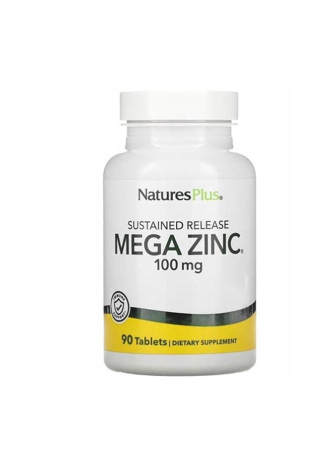 Mega Zinc Energy Supplement 100 mg - 90 Tablets