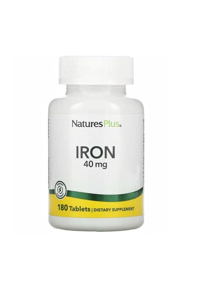 Iron 40 mg Dietary Supplement - 180 Tablets