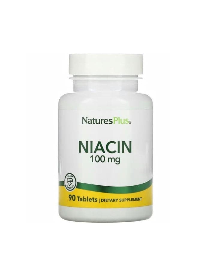 Niacin 100 mg Dietary Supplement- 90 Tablets