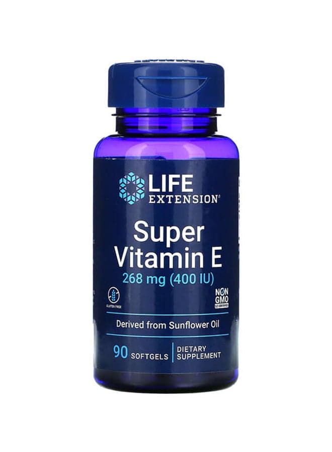 Super Vitamin E 400 IU Dietary Supplement - 90 Softgels