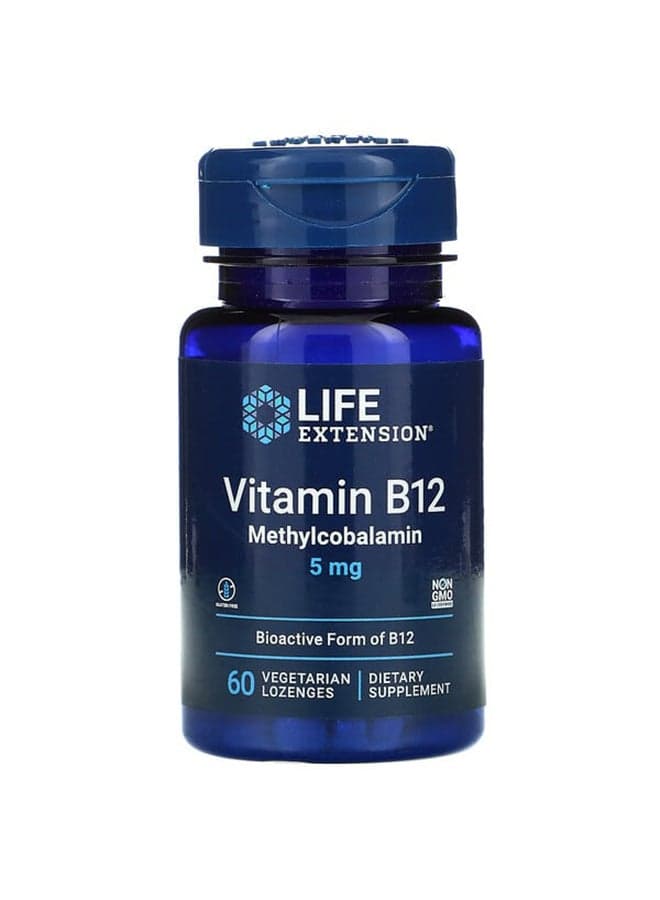 Pack Of 2 Methylcobalamin 5 mg - 60 Vegetarian Lozenges