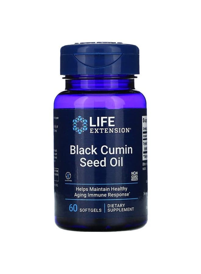 Black Cumin Seed Oil Dietary Supplement - 60 Softgels