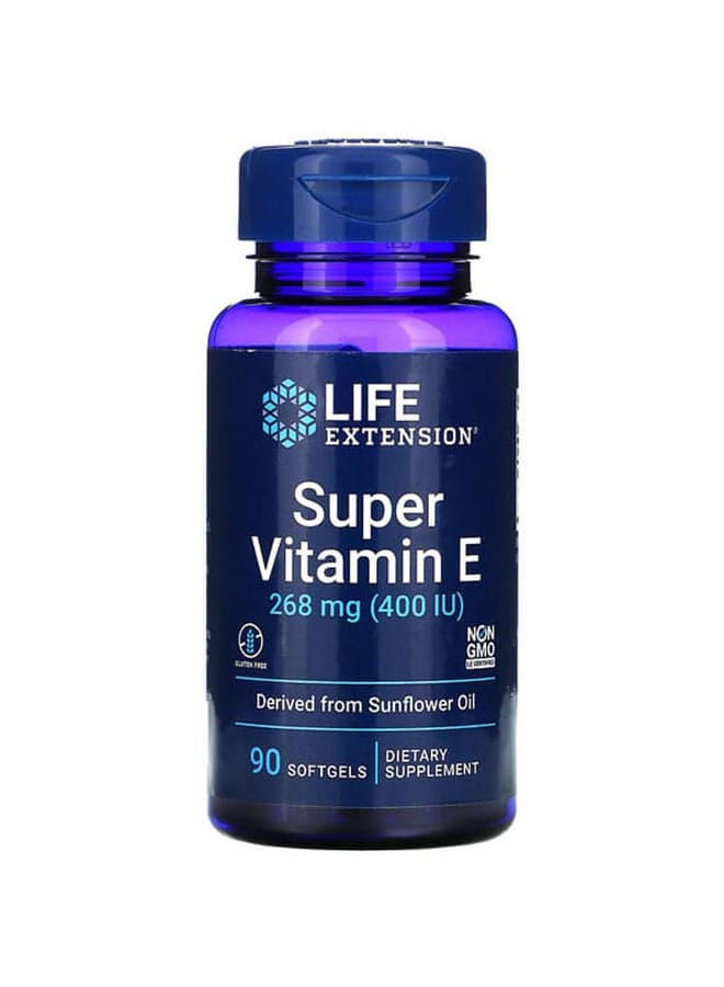 Super Vitamin E 400 IU - 90 Softgels 268 mg