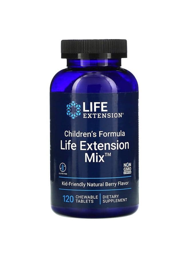 Life Extension Mix Dietary Supplement - 120 Chewable Tablets