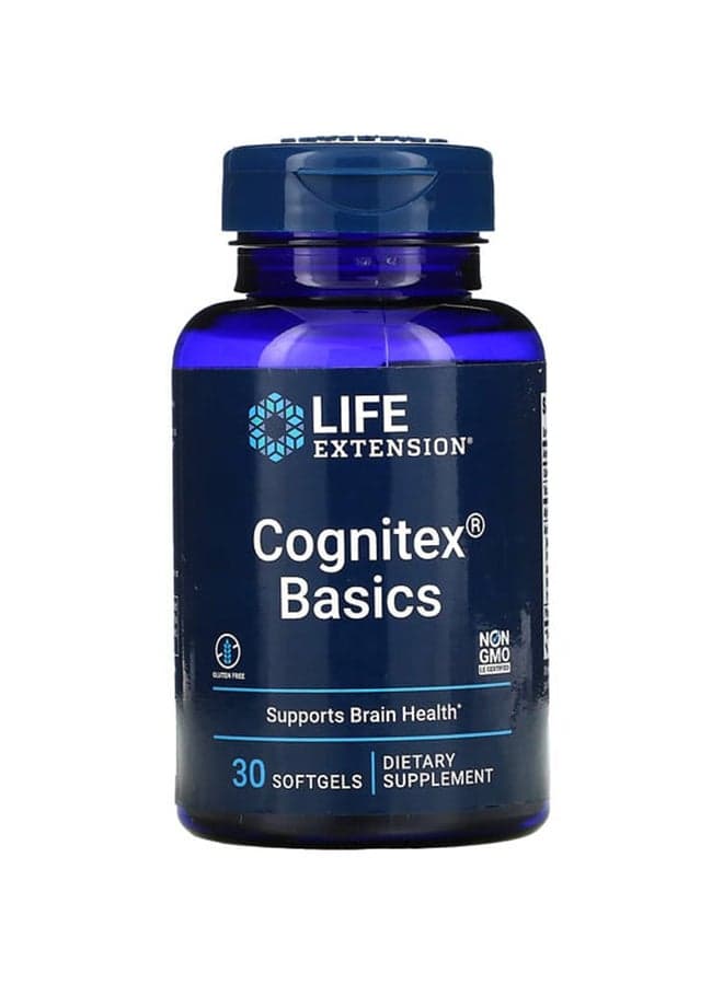 Cognitex Basics Dietary Supplement - 30 Softgels