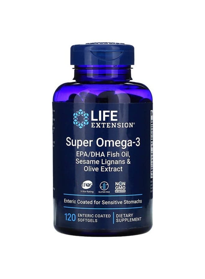 Super Omega 3 Dietary Supplement - 120 Softgels