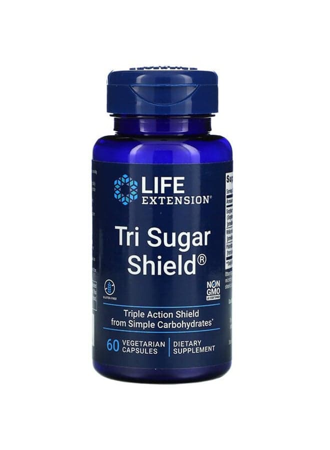 Tri Sugar Shield Dietary Supplement - 60 Vegetarian Capsules
