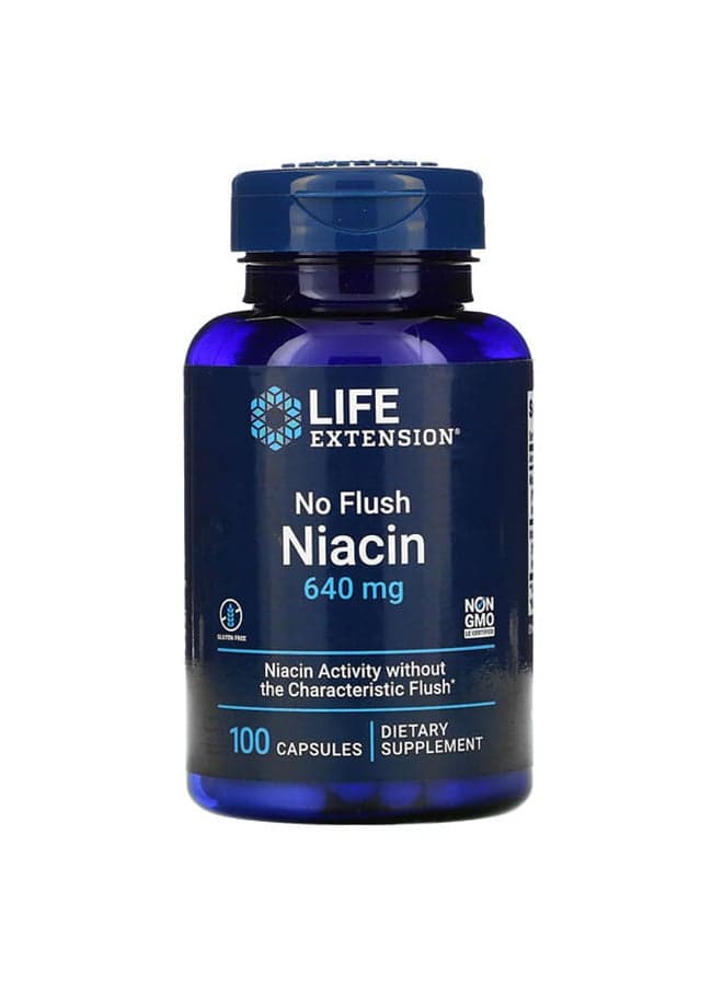 No Flush Niacin - 100 Capsules