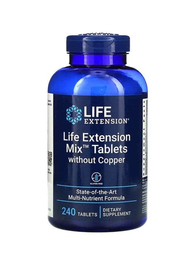 Mix Tablets Without Copper - 240 Caplets