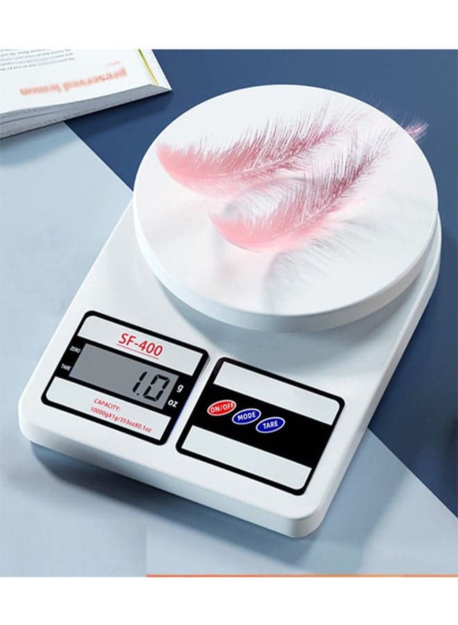 Kitchen Digital Weighing Scale White standard