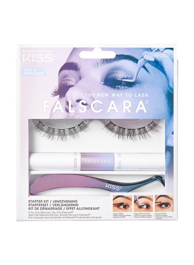 Falscara Eyelash- Starter Kit Black