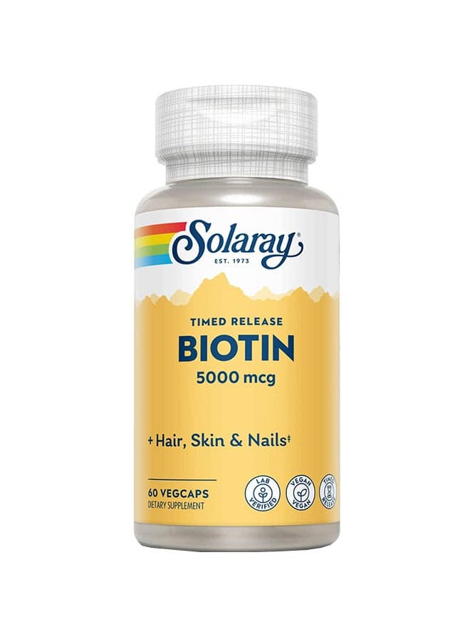 Biotin Dietary Supplement - 60 Capsules