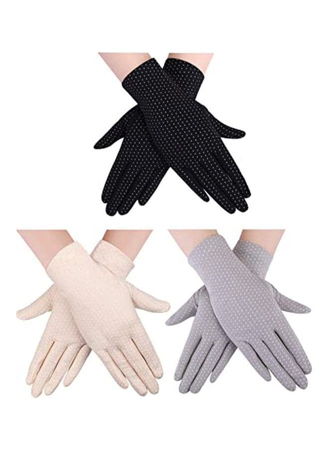 Pair Of 3 UV Protective Gloves