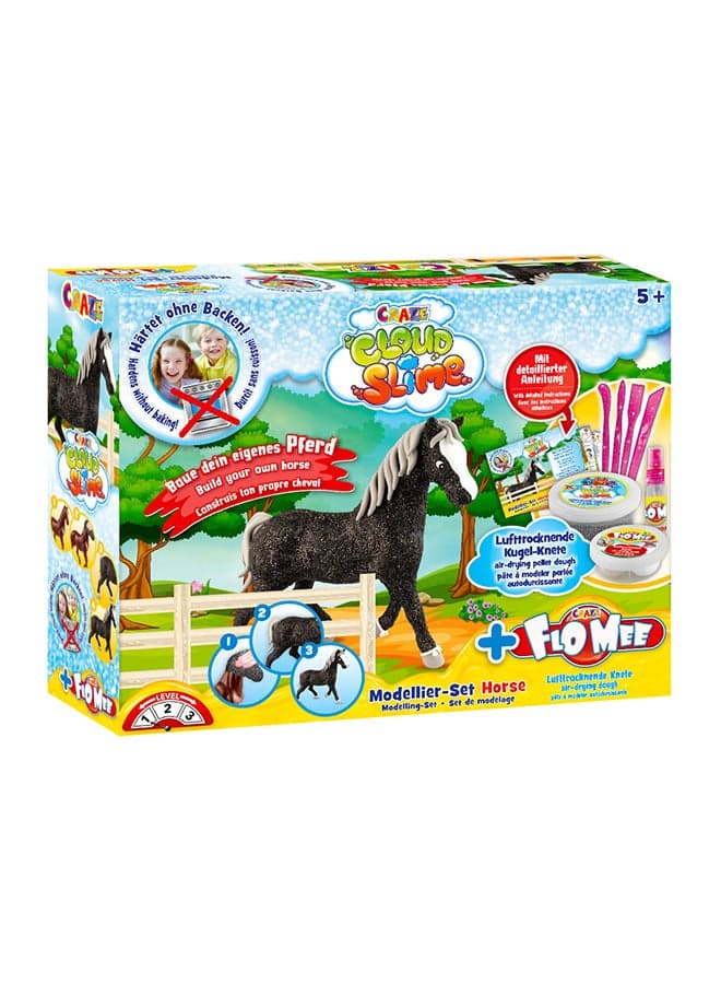 Cloud Slime Meets Flo Mee Horse Set 26x20x7cm