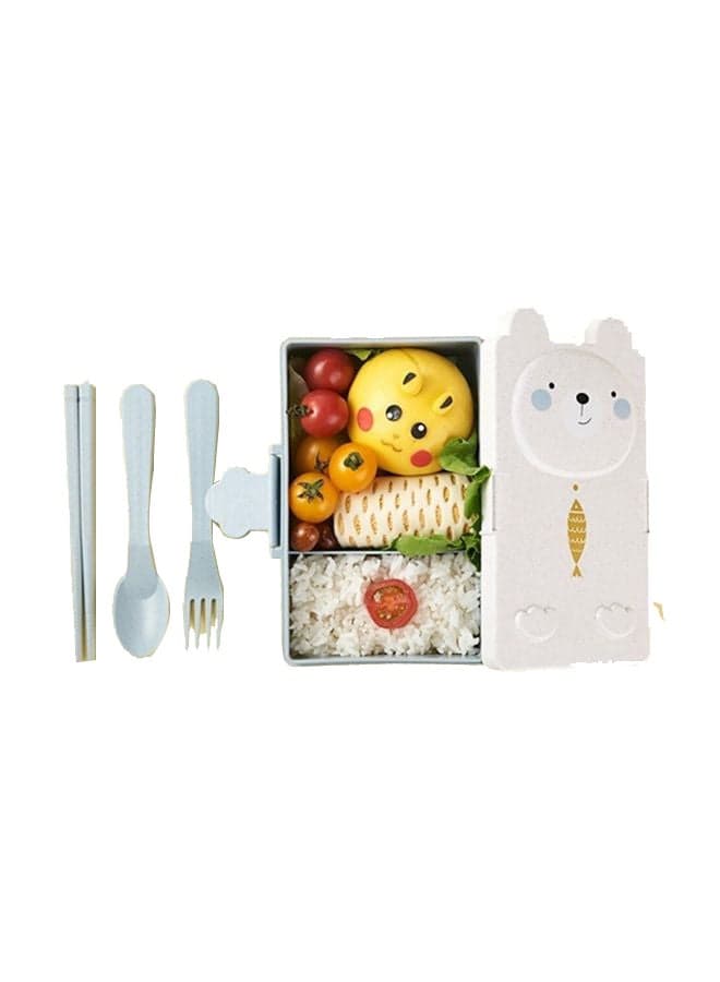 4-Piece Animal Shaped Lunch Box Set