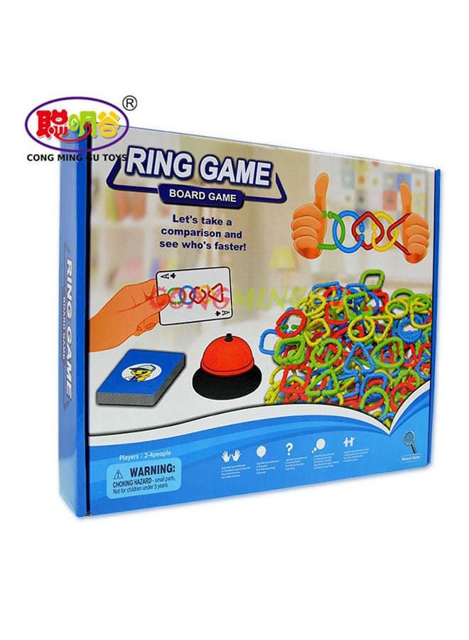 Pack Of 72 Interactive Ring Board Game Intelligence Developement Toy for Children