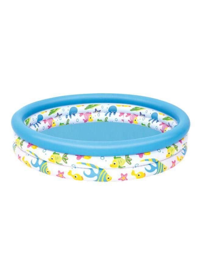 Fish-Printed Inflatable Pool 51009 122 x 25cm 122x25cm