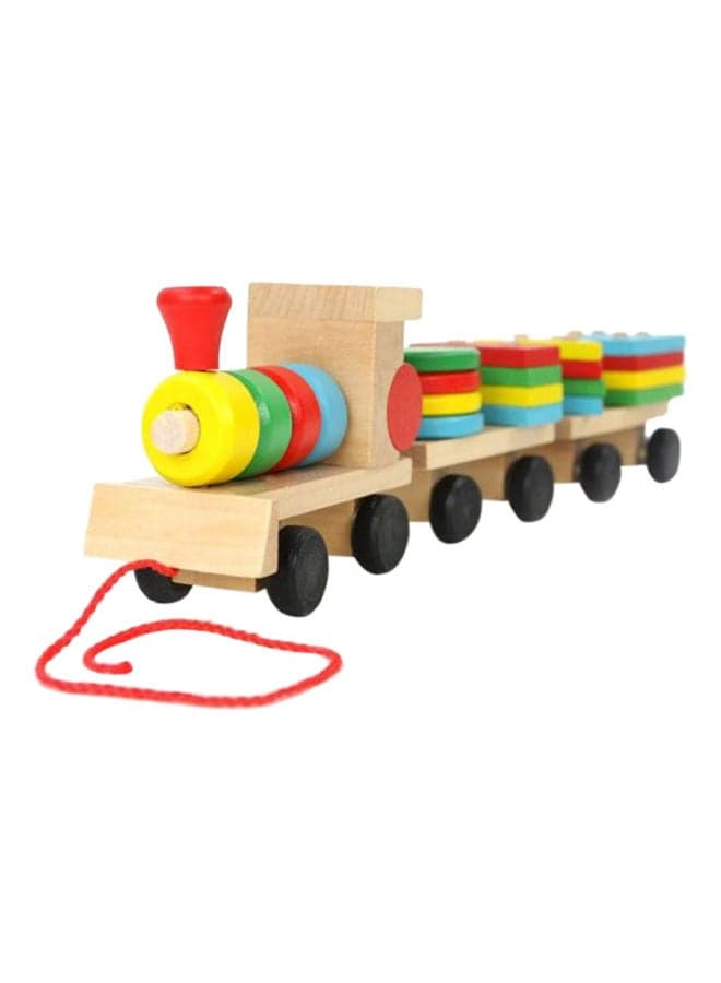 Small Wooden Train And Dragging