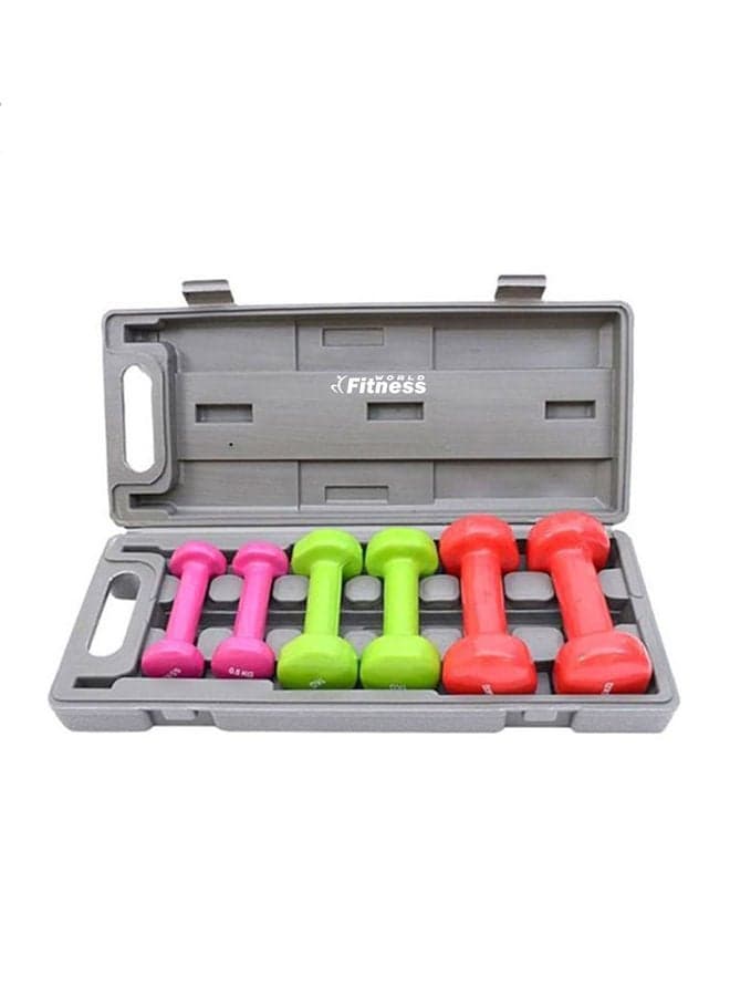 Weight Range Dumbbells 6 kg 45X10X5cm 45X10X5cm