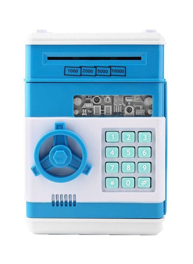 Electronic Money Safe Password Saving Bank ATM For Coins And Bills 15x20.5x14.5cm