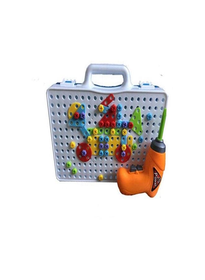 144-Piece Drill Nut Pretend Playset