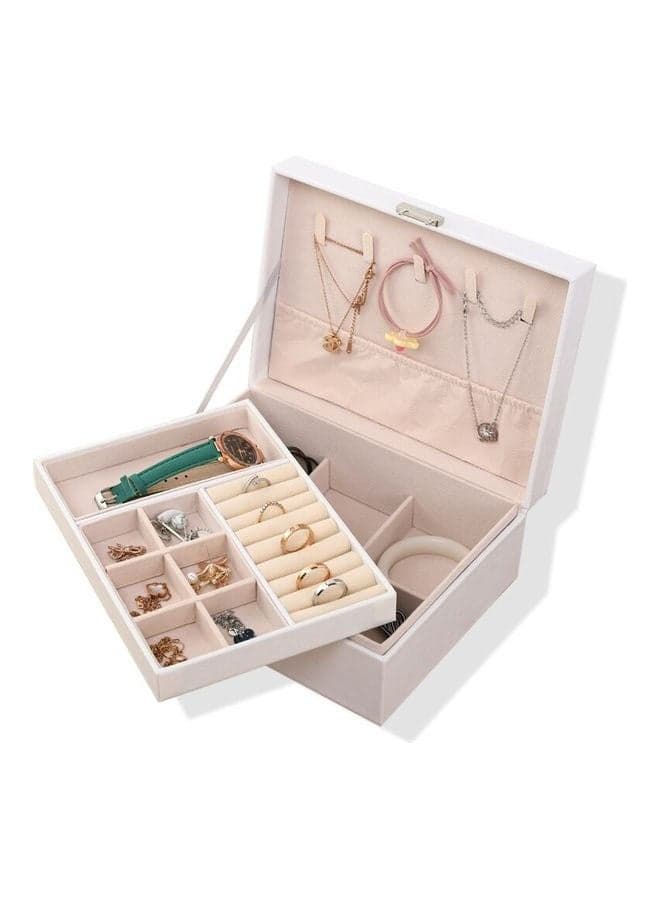 Organizer for Earring Rings Necklace Jewelry Holder Case Box
