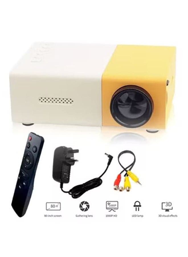 Full HD LED Projector YG-300 White/Yellow/Black