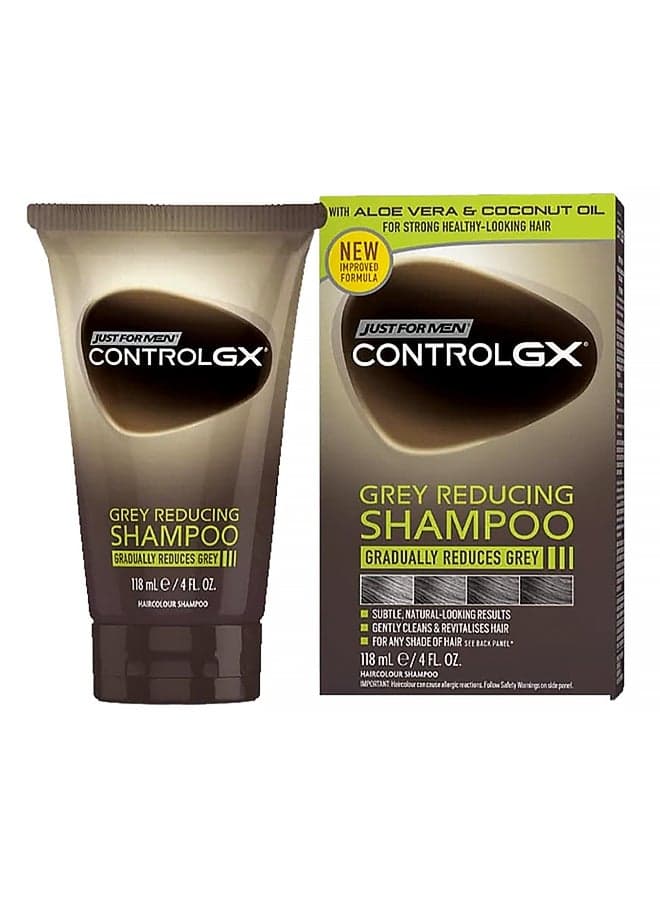 Control GX Shampoo, Gradually Colors Hair, 4 Ounce White 118ml