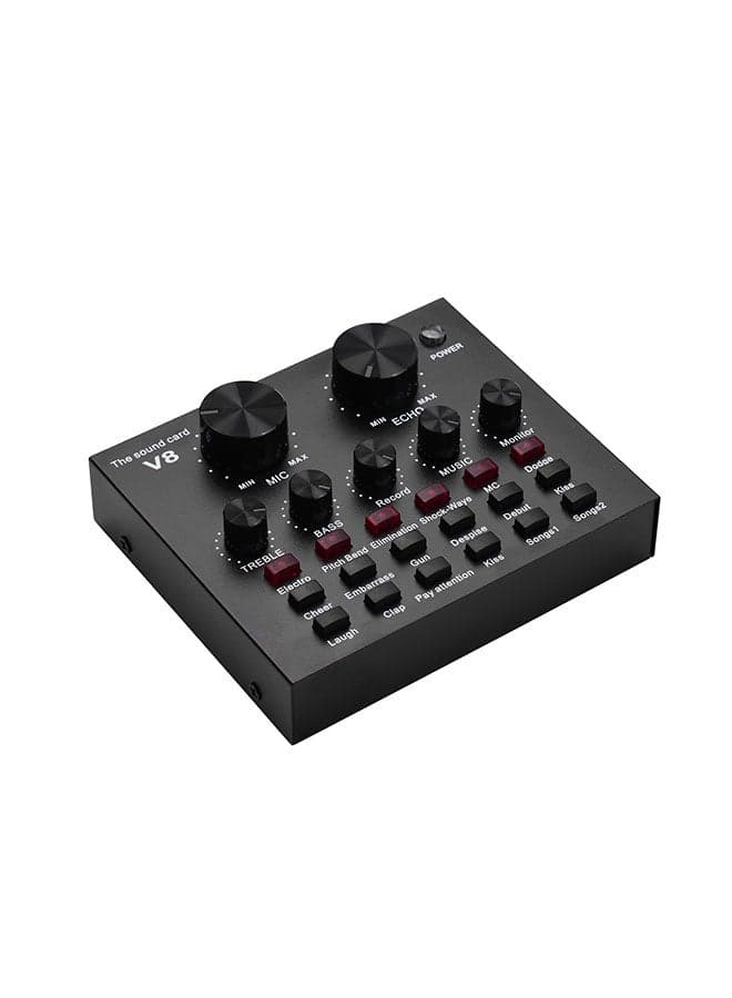 V8s Sound Card Black