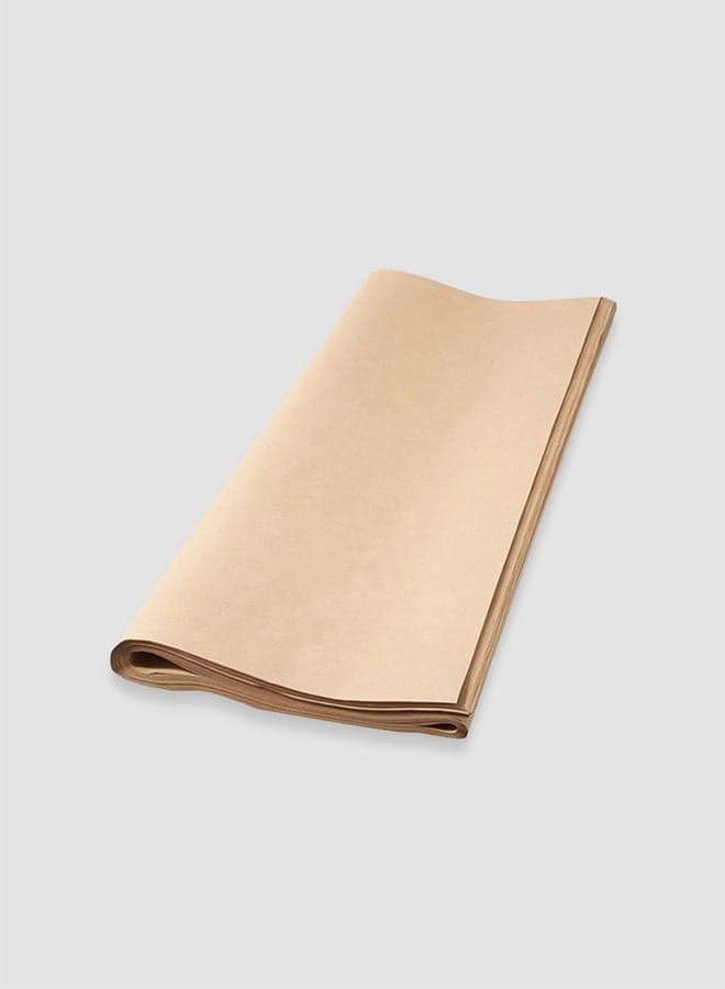 20-Piece Gift Wrapping Paper 70x50 cm Brown