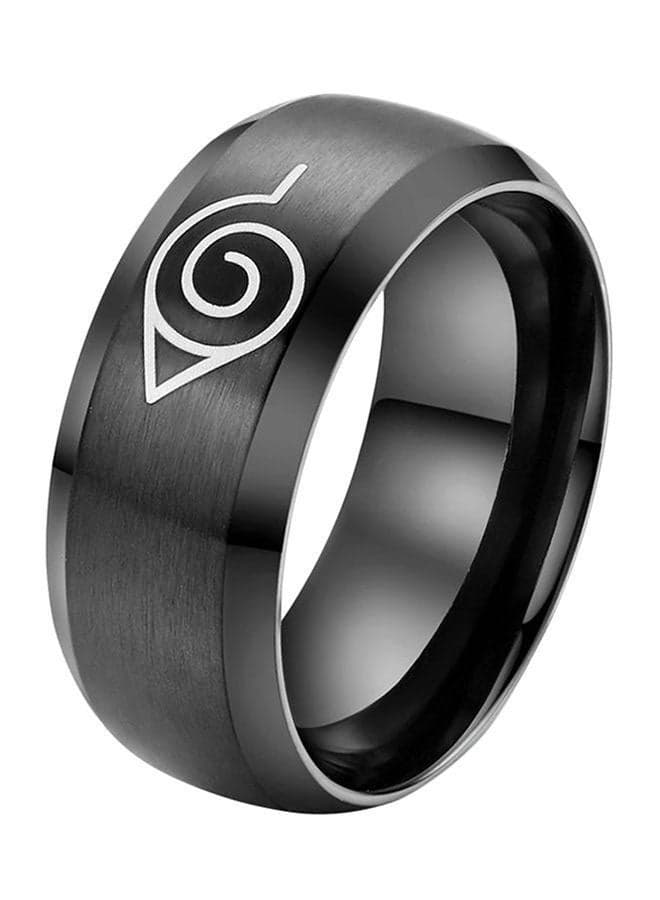Titanium Steel Anime Naruto Ring