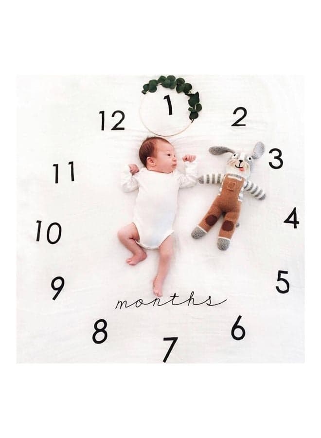 Baby Monthly Milestone Super Soft Blanket