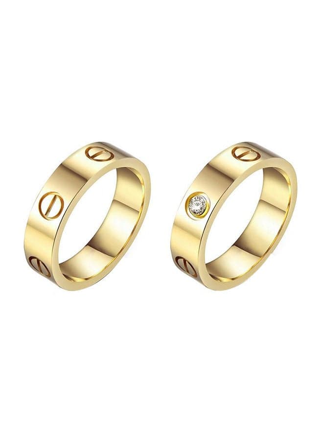 Yellow Gold Plated Ring