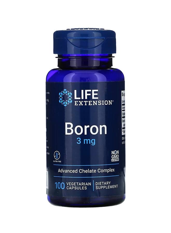 Boron Advanced Chelete Complex 3mg - 100 Vegetarian Capsules