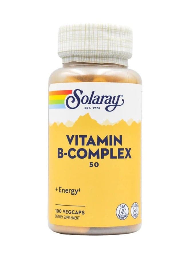 B-Complex 50 mg Dietary Supplement - 100 Veg Caps