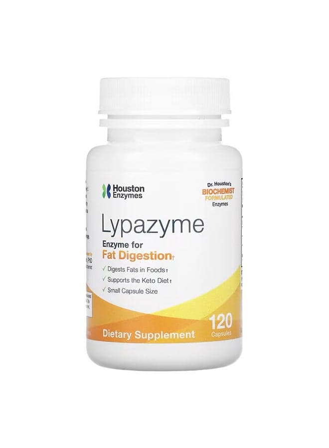 Lypazyme Enzymes For Digestion Dietary Supplement - 120 Capsules