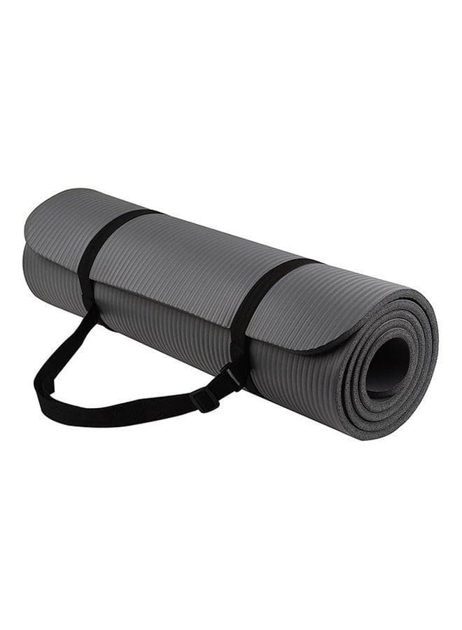 Anti-Tear Exercise Mat With Carrying Strap 60x10cm 60x10cm