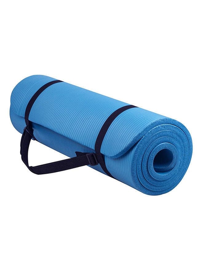 Anti-Tear Exercise Mat With Carrying Strap 183x61x1cm