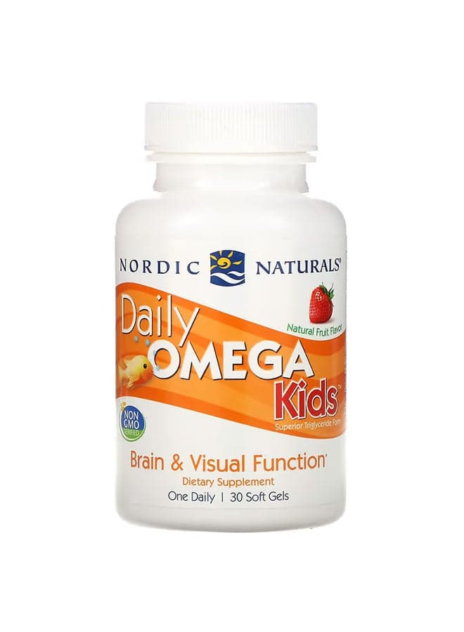 Daily Omega Kids Dietar y Supplement 30 Softgels