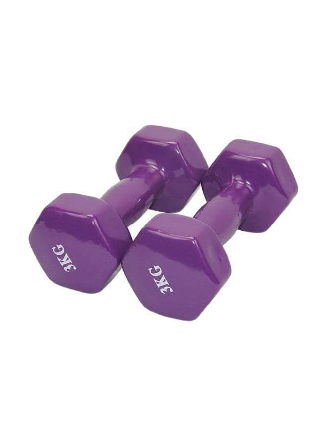 Set Of Dumbbells 2x3 Kg 3kg 3kg