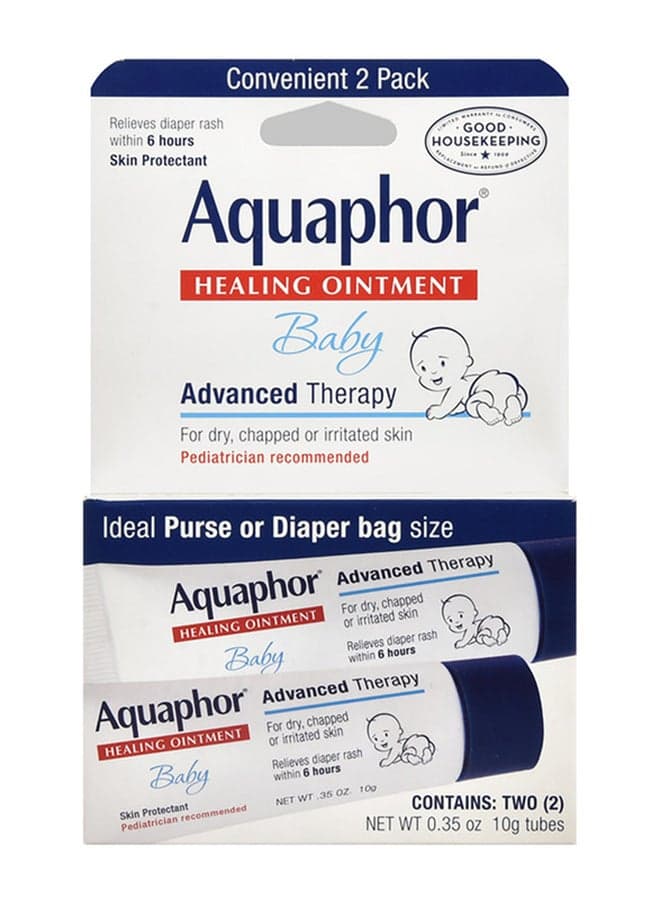 Pack Of 2 Healing Ointment Skin Protectant Tubes 10grams