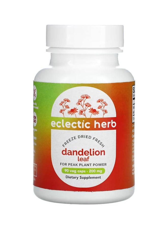 Raw Dandelion Leaf - 90 Veggie Capsules