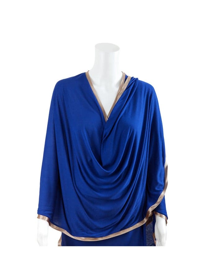 Modal Nursing Cover - Cobalt Blue