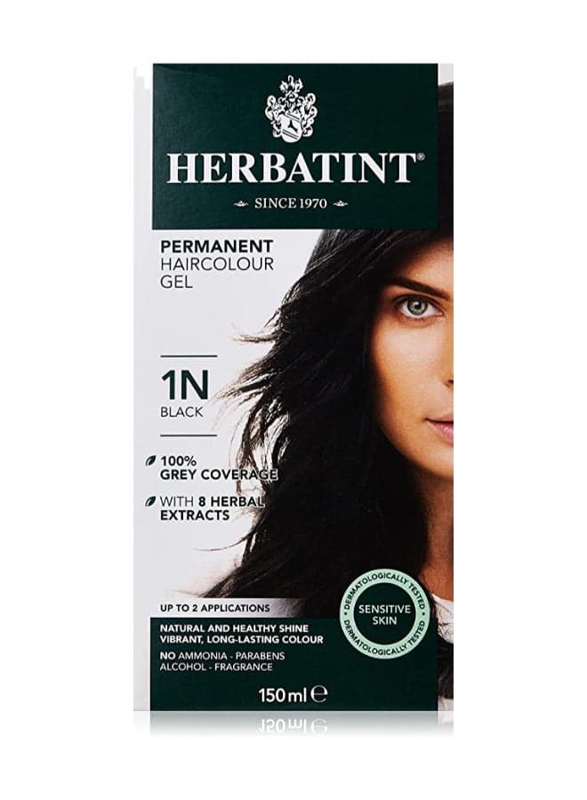 Permanent Hair Color 1N Black 150ml