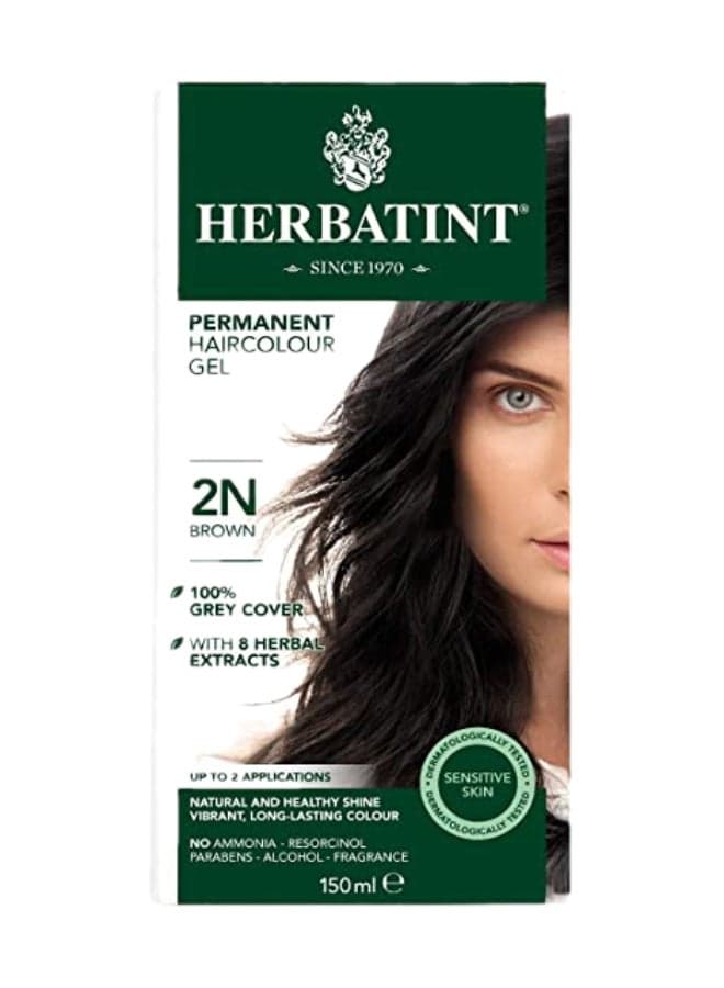 Permanent Haircolor Gel 2N Brown 150ml