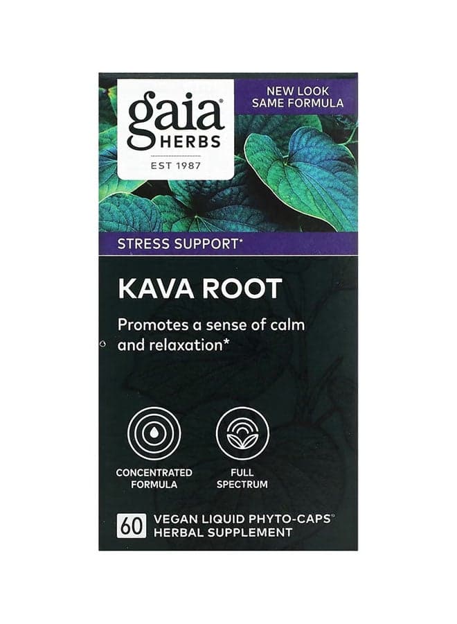 Kava Root - 60 Vegan Liquid Phyto-Caps