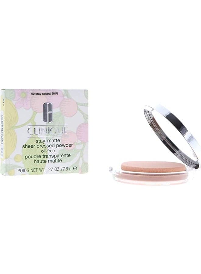 Stay Matte Sheer Pressed Powder Compact 02 Stay Neutral
